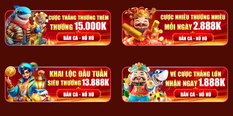 Các chương trình khuyến mãi nổ hũ 98win đa dạng và hấp dẫn