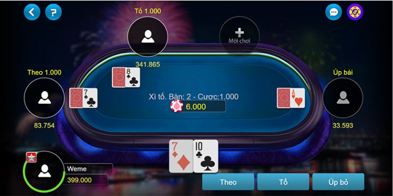 Mẹo chơi Xì tố - Bí quyết và chiến thuật thắng lớn tại game bài 98win